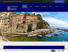 Tablet Screenshot of immobiliare5terre.com